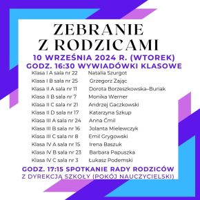 Zebranie z rodzicami