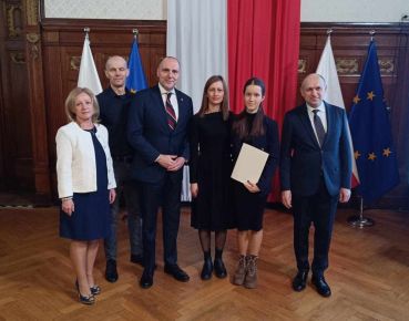 HANNA GRYGOWSKA STYPENDYSTKĄ PREZESA RADY MINISTRÓW NA ROK SZKOLNY 2024/2025 