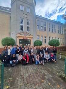Goście z zaprzyjaźnionego Oskar Picht Gymnasium w Pasewalku po raz 27 z wizytą  w murach I LO w Nowogardzie.